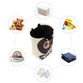thumbnail image 7 of Yayeee Freestanding Laundry Hamper with Handle Collapsible Large Storage Basket for Clothes, Space Record, 7 of 7