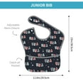 thumbnail image 4 of Kdxio USA Bibs For Babies, Baby Bibs for Eating, Toddler Bibs, Waterproof Bibs, Feeding Bibs, for Toddlers, Boys, Girls, 4 of 8