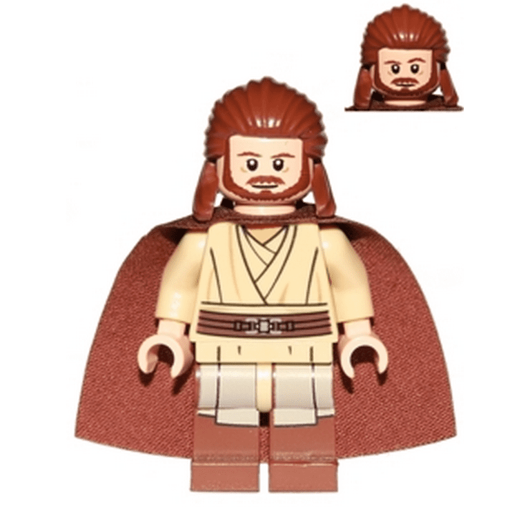 LEGO Wars Qui-Gon Jinn (75058) Minifigure - Walmart.com
