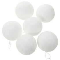 KAKOWELY Foam Balls Round Decorative 6Pcs 3.1In