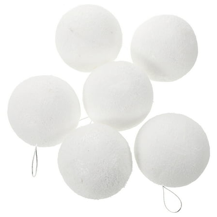 KAKOWELY Foam Balls Round Decorative 6Pcs 3.1In