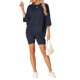 thumbnail image 2 of Conjunto de lounge oversized INSPIRE CHIC para mujer, sudaderas de entrenamiento, camiseta con pantalones cortos de ciclista, conjuntos M azul, 2 of 6