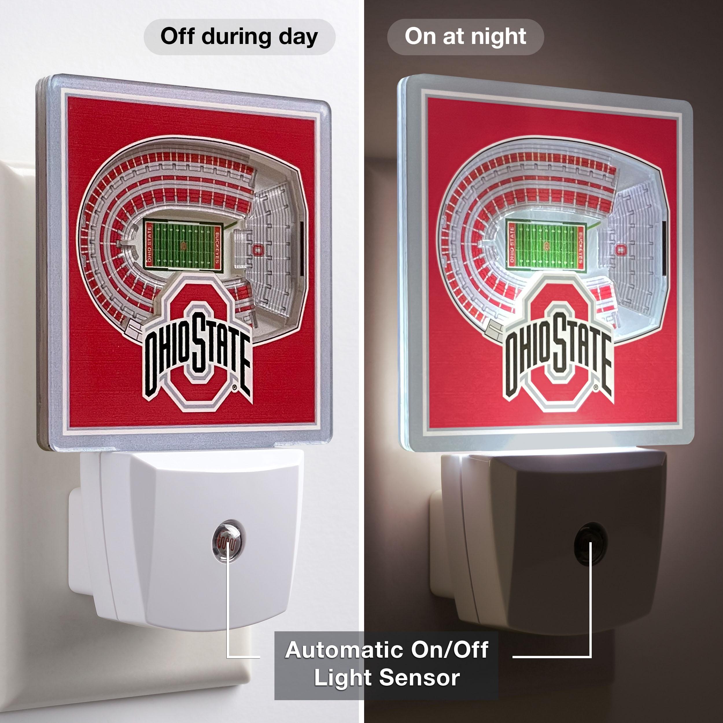 YouTheFan NCAA Ohio State Buckeyes StadiumView Nite Light