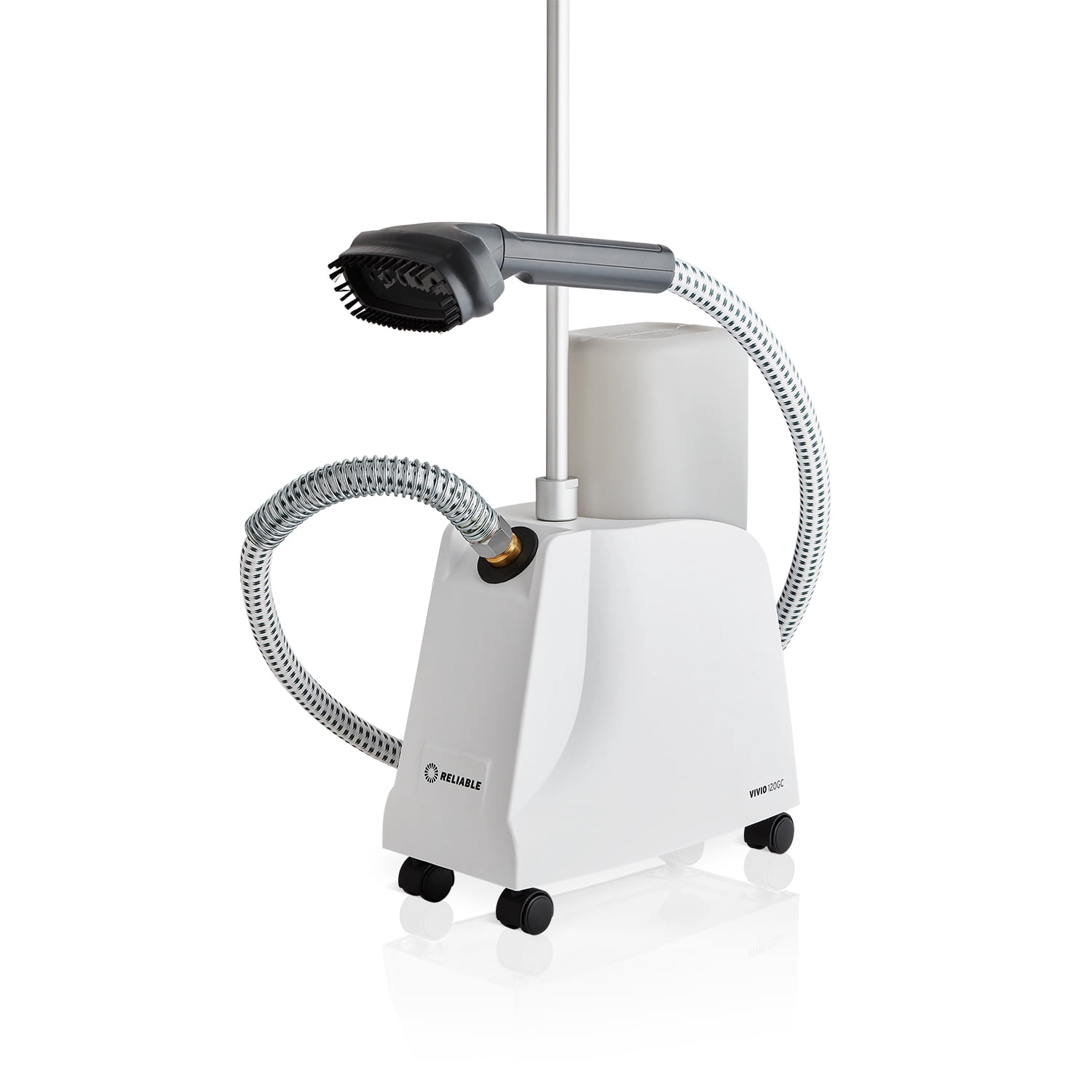 Reliable Vivio 120GC 1 gal Garment Steamer with Fabric Brush, Gray