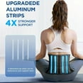 thumbnail image 6 of Adjustable Lumbar Support Belt - Breathable Lower Back Brace, Waist Wrap for Gym, Yoga & Fitness Exercise Full Waist Support   Pain Relief  Breathable Back Support Belt for Men/Women for work, 6 of 7