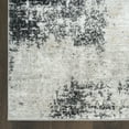 thumbnail image 4 of Nourison Dekor 5'3" x 7' Grey Charcoal Modern Indoor Rug, 4 of 8