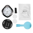 thumbnail image 1 of Reloj de Coche Único Bargains Placa Negra, Reloj Digital Blanco para Coche Gota de Agua Metal, Vidrio, ABS 1.85"x1.69"x0.39" 1 Juego, 1 of 1