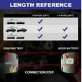 thumbnail image 4 of ExtreSpo Heavy Duty Jump Cables - 4 Gauge 20 Feet 600Amp Automotive Booster Cables for Car, SUV and Trucks, with Carry Bag, Gloves, Brushes, 4 of 6