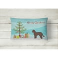 thumbnail image 2 of Carolines Treasures CK3880PW1216 Whoodle 1 Christmas Tree Canvas Fabric Decorative Pillow, 12H x16W, multicolor, 2 of 4