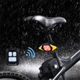 thumbnail image 5 of Luz trasera de bicicleta con Control remoto, Control inalámbrico, LED constante/giro, resistente al agua, intermitente, batería recargable por USB, duración de 4-5 horas, 5 of 5