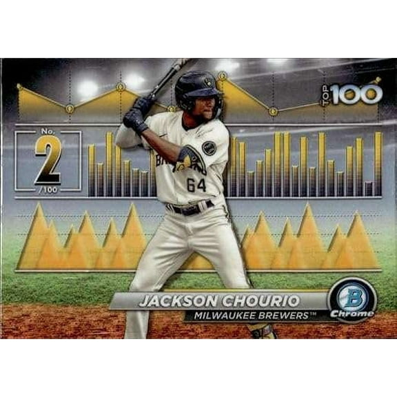 MLB 2024 Bowman Baseball Bowman Scouts' Top 100 Jackson Chourio BTP-2