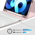 thumbnail image 5 of Timoom Keyboard Case for iPad Air 5th Generation 2022 / iPad Air 4th Generation 2020 with Pencil Holder, Magnetically Detachable Wireless Keyboard Stand Cover for ipad Air 4/5 10.9 Inch, 5 of 7