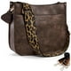 thumbnail image 1 of Bolso Hobo HKCLUF de piel vegana para mujer con correa de guitarra, 1 of 8