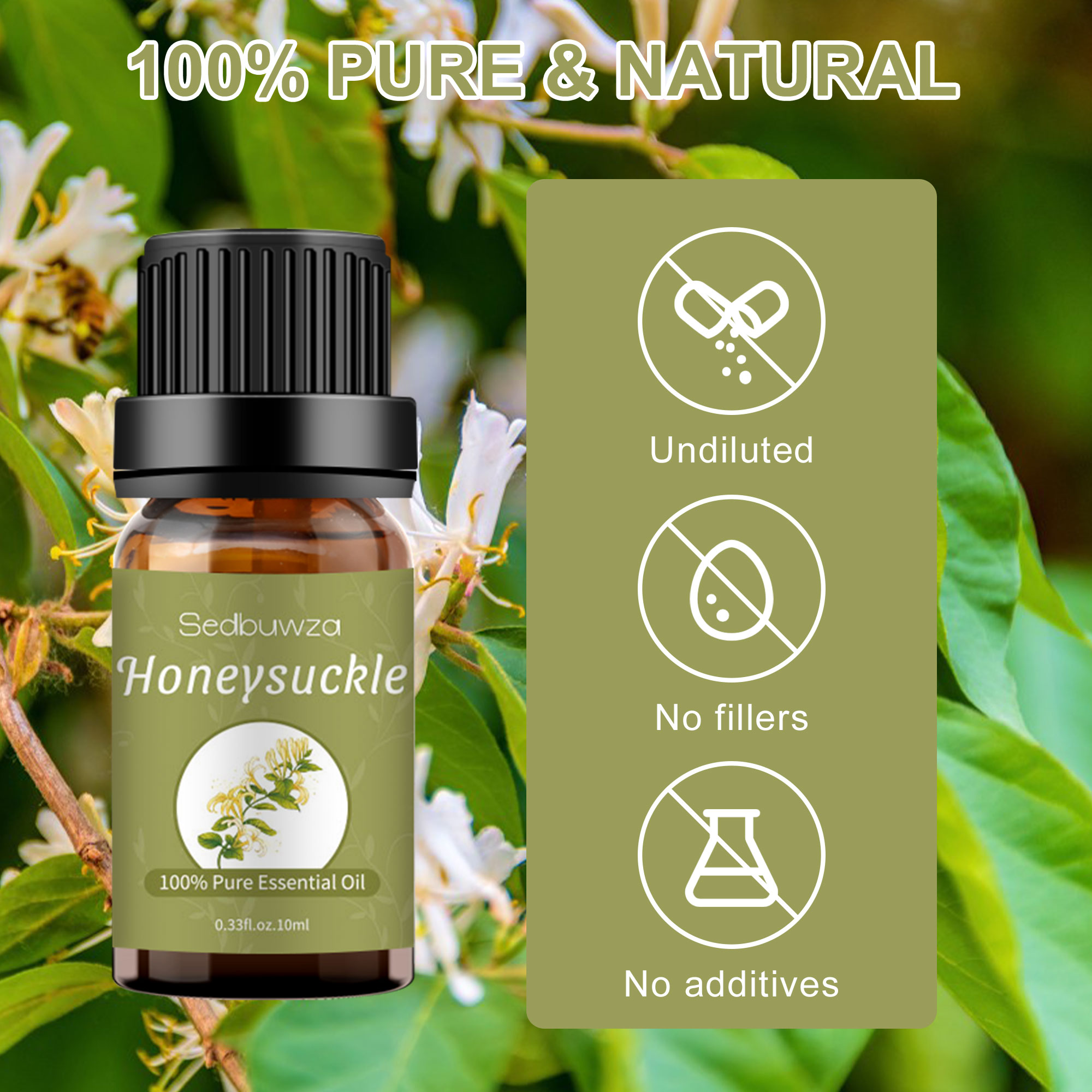 Honeysuckle Pure Undiluted Essential Oil 