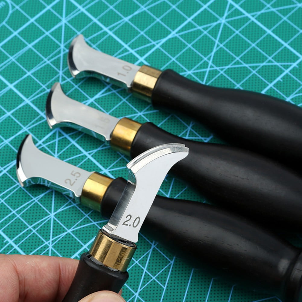 1PC Leather Edge Crimper Leather Craft Marking Edge Tool Shallow Groove Crimper