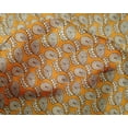 thumbnail image 4 of oneOone Silk Tabby Fabric Abstract Block Printed Craft Fabric BTY 42 Inch Wide, 4 of 4