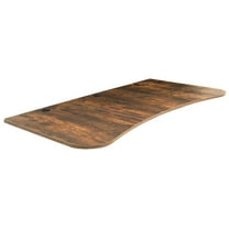 VIVO Rustic Vintage Brown Table Top for Adjustable Standing Desk Frames