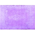 thumbnail image 1 of Ahgly Company Indoor Rectangle Abstract Purple Contemporary Area Rugs, 6' x 9', 1 of 4