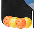 thumbnail image 4 of Premium Wooden Pickleball Paddle Set with Honeycomb Core - 2 Rackets, 4 Balls & Portable Storage Bag, Pink Design. Features Low-Profile Durable Edge Protection, Ergonomic Comfort Grip, Ideal for All, 4 of 6