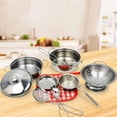 thumbnail image 2 of 10pcs / Set Utensilios de Cocina Utensilios de Cocina Juguetes Playset Juguetes para Niños Set Accesorios, 2 of 9