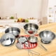 thumbnail image 2 of Juego de ollas y sartenes de acero inoxidable y utensilios de cocina, juego de cocina, juguete de desarrollo de habilidades básicas para la vida para niños en edad preescolar, 2 of 8
