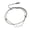 Silver, variant on Unique Heart Bracelet Pendant Bracelet Stainless Steel Texture Fashion Charm Bracelet Wrist Jewelry for Expressing Love