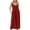 Wine summer dresses, variant on Wycnly Summer Dresses for Women Summer Dresses for Women 2024 Plus Size Beach Party Spaghetti Strap Maxi Dresses with Pocket Women Elegant Solid Round Neck Sleeveless Long Sun Dresses
