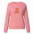 thumbnail image 2 of Gibobby Sudadera oversize mujer Sudadera suelta para mujer cuello redondo para otoño e invierno(Rosa,CH), 2 of 4