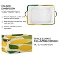 thumbnail image 3 of IAUYY Set of 2 Storage Cubes with Handles-Not Prone to Deformation Canvas Storage Baskets for Bedroom Closet Living Room Decorative Storage Baskets Lemon Pattern, 3 of 9