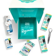GuruNanda Basic Better Gums Regimen - Oil Pullings, Mouthwashes & Toothbrushes - 6 PC Set