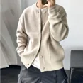 thumbnail image 2 of Suéter para hombre Otoño e invierno Cárdigan de punto para hombre Moda coreana Color sólido Y2k Abrigos de alta calidad Reseñas Ropa Estilo Top, 2 of 5