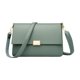 thumbnail image 3 of Bolso de hombro con solapa para mujer, pequeño bolso cruzado para citas callejeras y desplazamientos Verde, 3 of 9