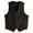 BLACK, variant on Garment Men's Swirl Brocade Pattern V Neck Vest, Style 4391