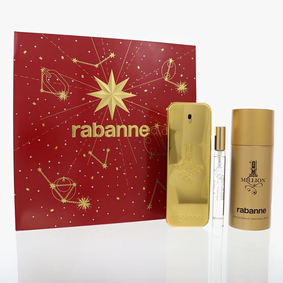 Paco Rabanne 1 Million 3.4 Oz Eau De Toilette Spray by Paco Rabanne Gift Set for Men