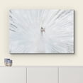 thumbnail image 3 of wall26 Canvas Print Wall Art Vibrant Bright White Peacock Bird Feathers Nature Animals Photography Realism Rustic Scenic Landscape Wilderness Zen Colorful for Living Room, Bedroom, Office - 32"x, 3 of 5