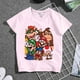 thumbnail image 2 of Camiseta de algodón puro con estampado de Super Mario, ropa para el hogar, vestido familiar para padres e hijos, camisas suaves y bonitas de verano 03 zhangmengya LED, 2 of 2