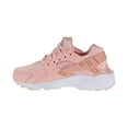 thumbnail image 4 of Nike Huarache Run SE Big Kids Shoes Storm Pink/Rust Pink/White 904538-604, 4 of 6