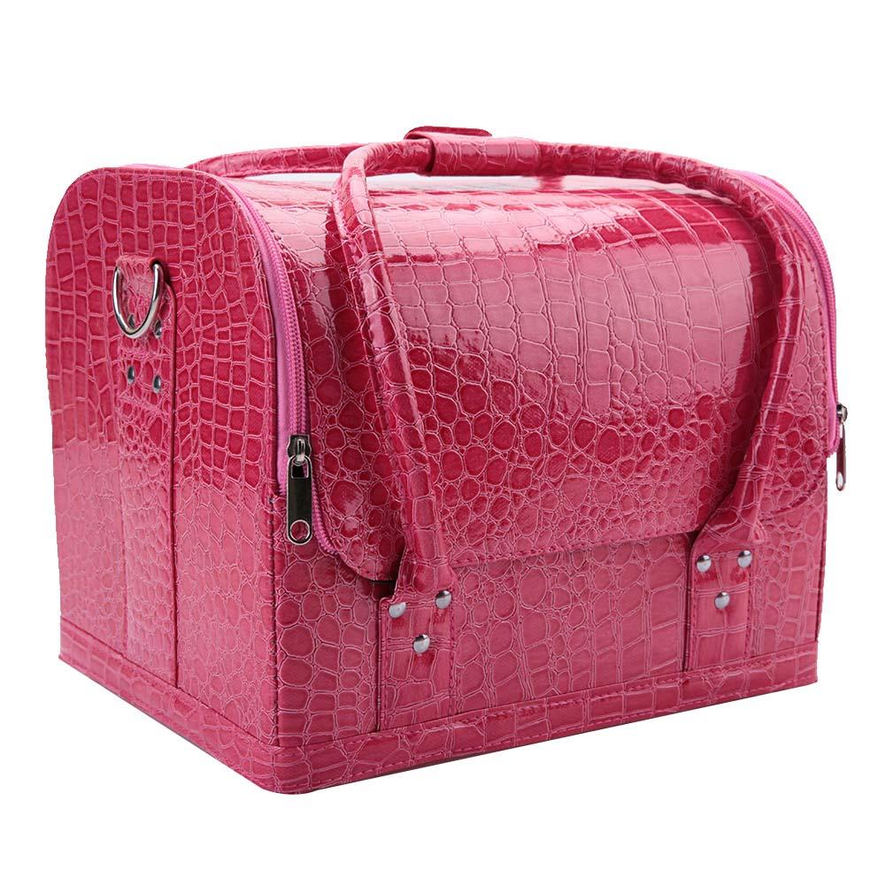 HERCHR Cosmetic Bag, 4 Types Extra Large Beauty Makeup Bag Cosmetic Box