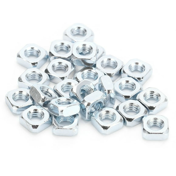 Square Screw Nuts, Assortment Kit Nut Practical Square Nuts 24Pcs for Industry for Outdoor for Home for Robotics