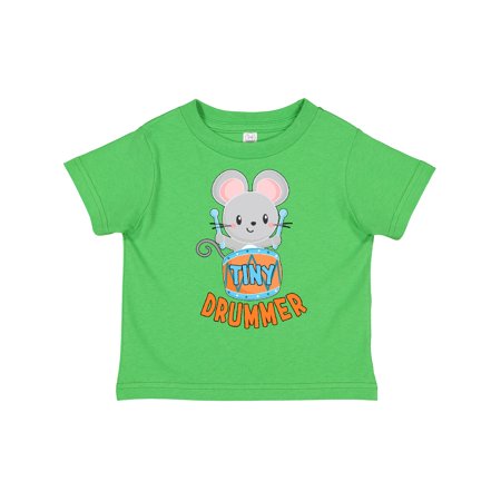 

Inktastic Tiny Drummer Cute Mouse with Orange Drum Gift Toddler Boy or Toddler Girl T-Shirt