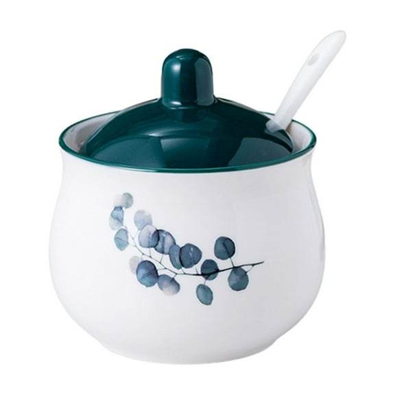 Qeeadeea Sugar Bowl With Lid, Sugar Storage Jar, Sugar Pot, Sugar Container Spice Jar, Sugar Salt Pot Seasoning Canister-a-200ml