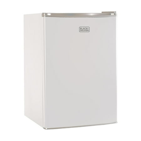 - BLACK+DECKER 2.5 Cu. Ft. Energy Star Refrigerator with Freezer, White