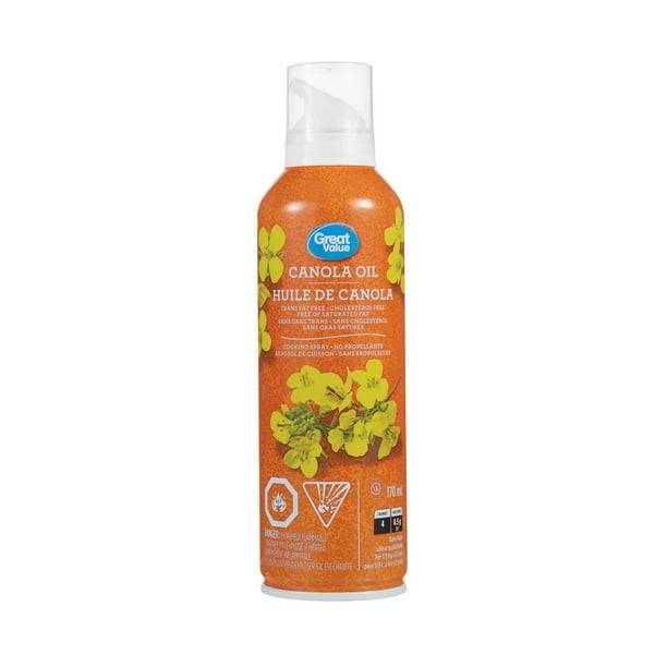 Great Value Canola Oil Cooking Spray Walmart.ca