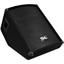 Seismic Audio SA-12M Single 2-way Indoor Floor Standing Speaker, 150 W RMS, Black