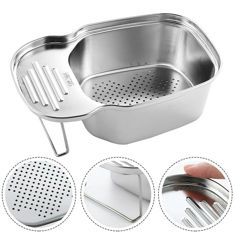 GZILA Kitchen Sink Drain Basket Only, 3-Inch Basket for Kitchen Sink Strainer Replacement, Deep Cup with Handle, Sus 304 Stainl