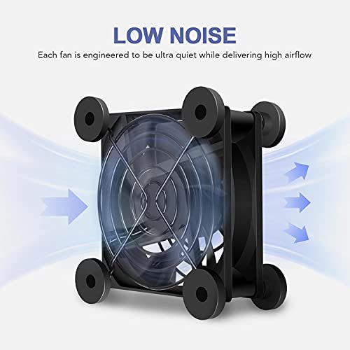 Ventilador USB silencioso de lujo simple de 92 mm con controlador de v