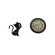 thumbnail image 5 of Reloj de pared acrílico con diseño de gato y pájaros, adorno decorativo moderno para sala de estar, comedor, bodas, interior, elegante, redondo, colga, 5 of 7