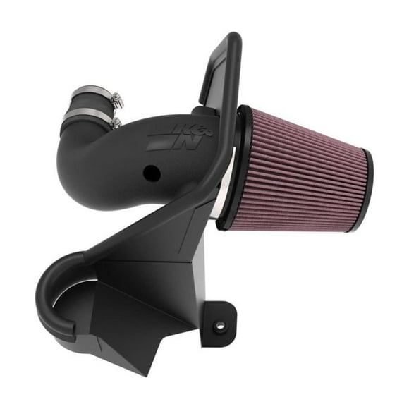 K & N Filters Cold Air Intake 63-1595 63 Series AirCharger; Without Tube; Red Filter; With Heat Shield