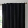 thumbnail image 3 of THD Maria Velvet Back Tab Rod Pocket Window Treatment Curtain Panels - Set of 2, 3 of 84