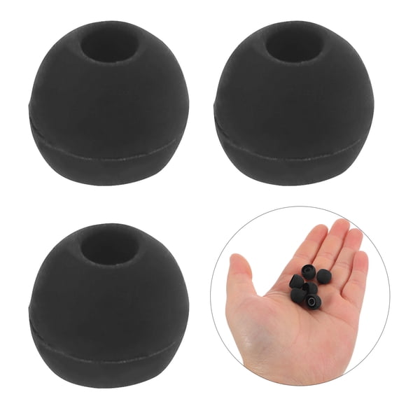 WHAMVOX 200Ud Fundas De Silicona Para Auriculares Puntas Suaves Reemplazo Confort Y Aislamiento Negro